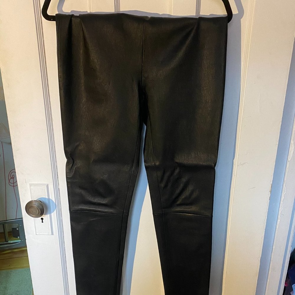Judith & Charles Lambskin Leather Leggings (10)